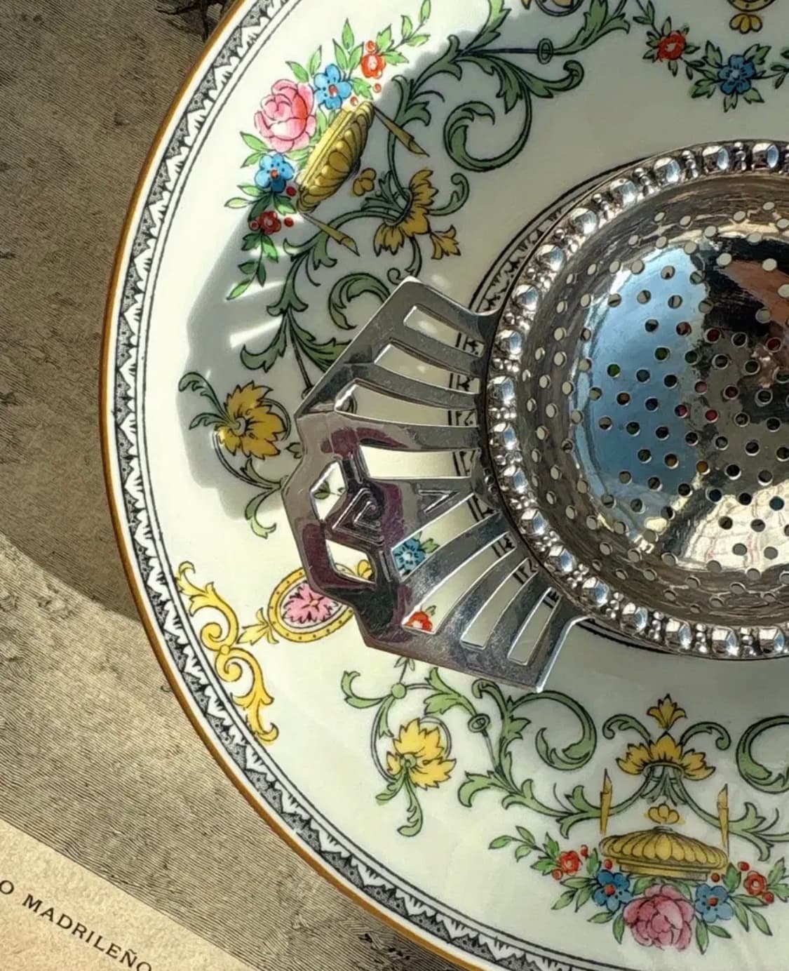 영국 앤틱 실버플레이트 티스트레이너 상품이미지4