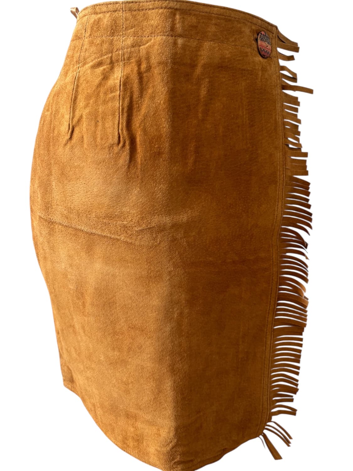 SUNLUCAS GIRL 빈티지 웨스턴 레더 랩스커트 상품이미지9