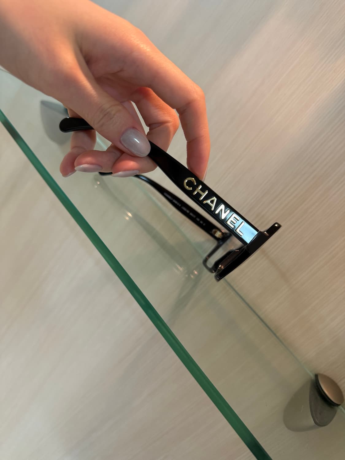 샤넬 블루라이트 스퀘어 프레임 아세테이트 상품이미지2