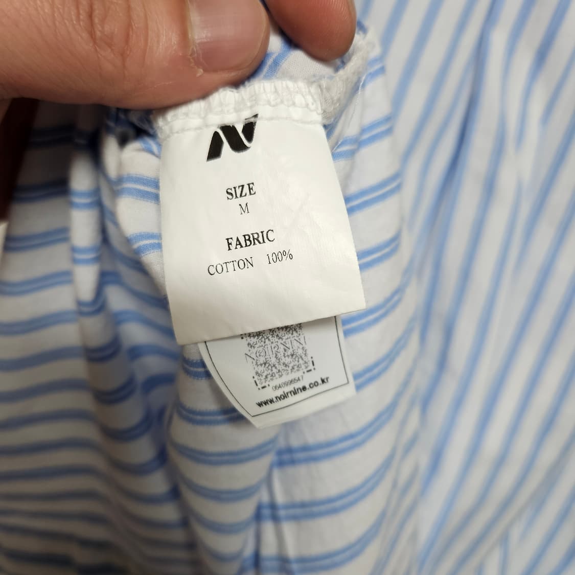M 누아르나인 스트라이프 셔츠 상품이미지6