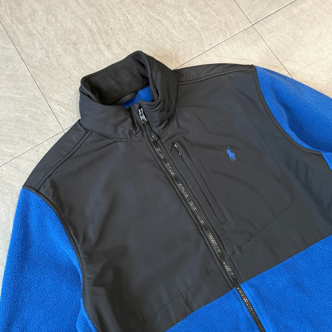폴로 정품 블루 플리스 자켓 상품이미지2