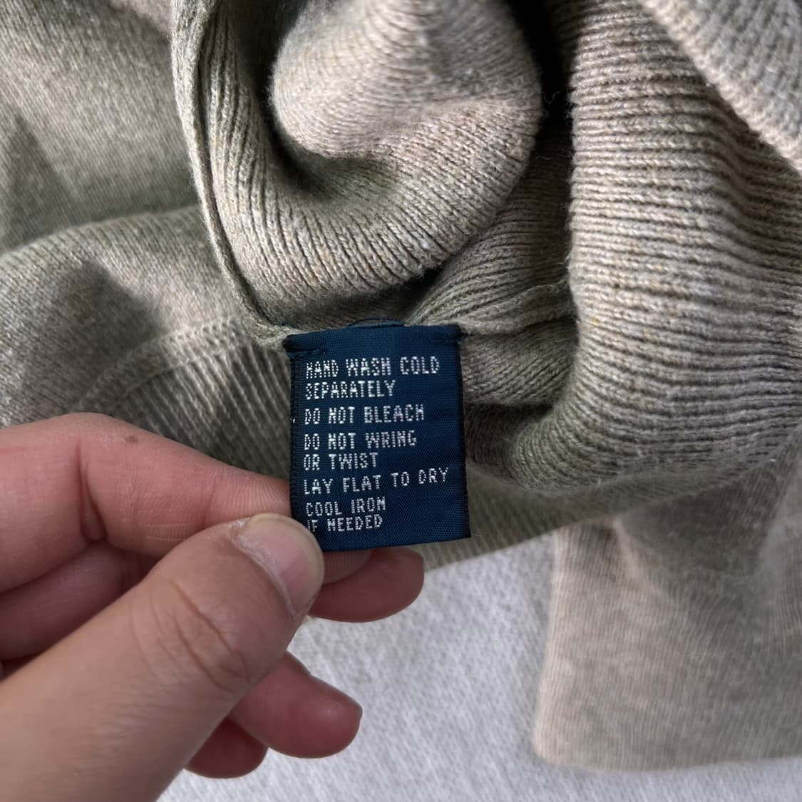 105 폴로 랄프로렌 코튼 베이지 니트 상품이미지5