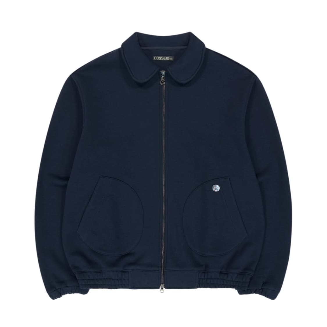 코이세이오 038 라운드 트랙 집업 네이비 상품이미지1