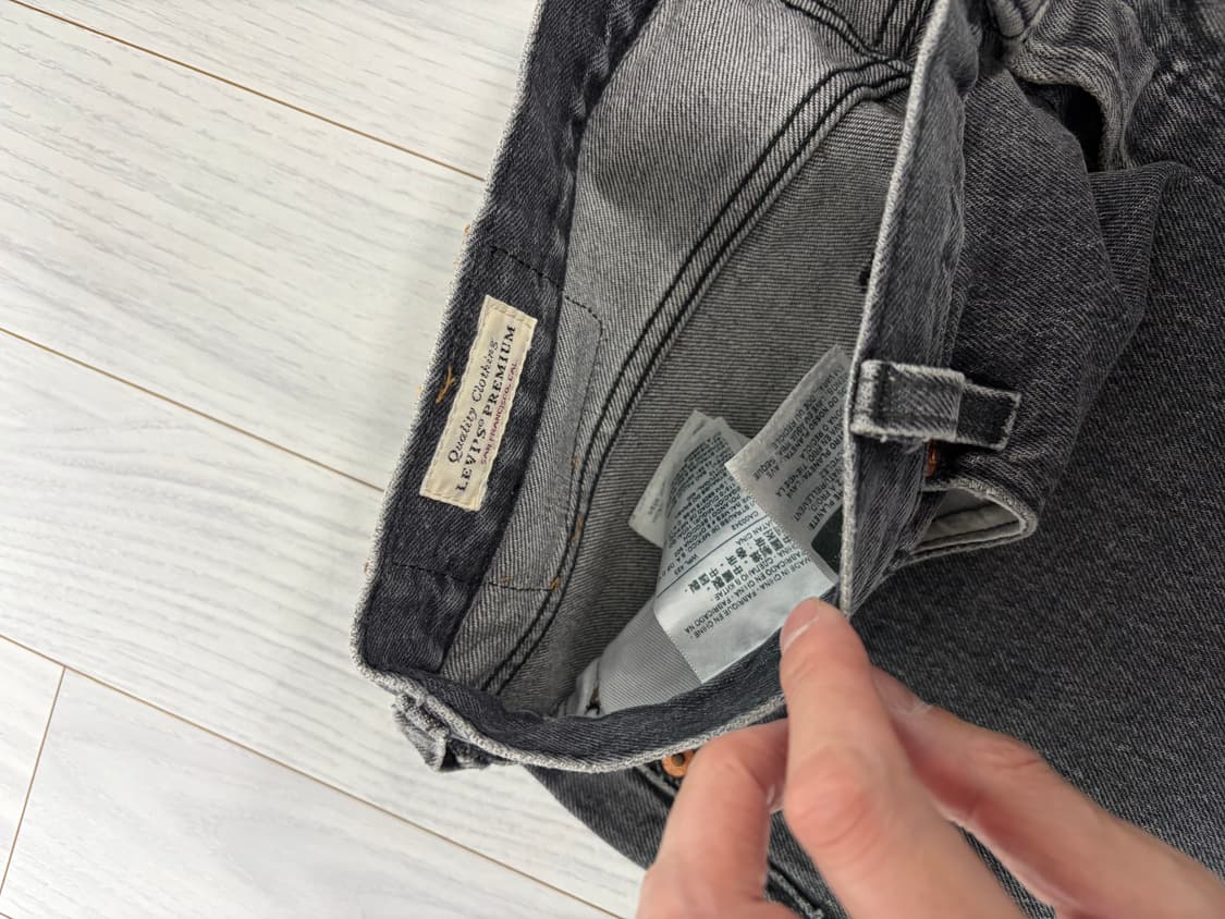 리바이스 501 93 블랙워싱 상품이미지4