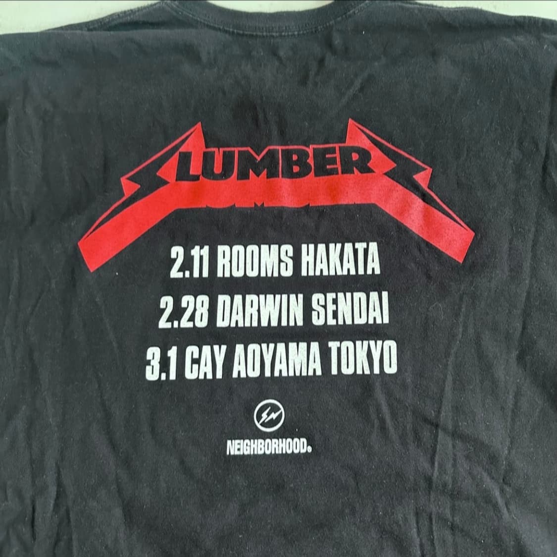 네이버후드 x 프라그먼트 SLUMBER 반팔티(XL) 상품이미지2