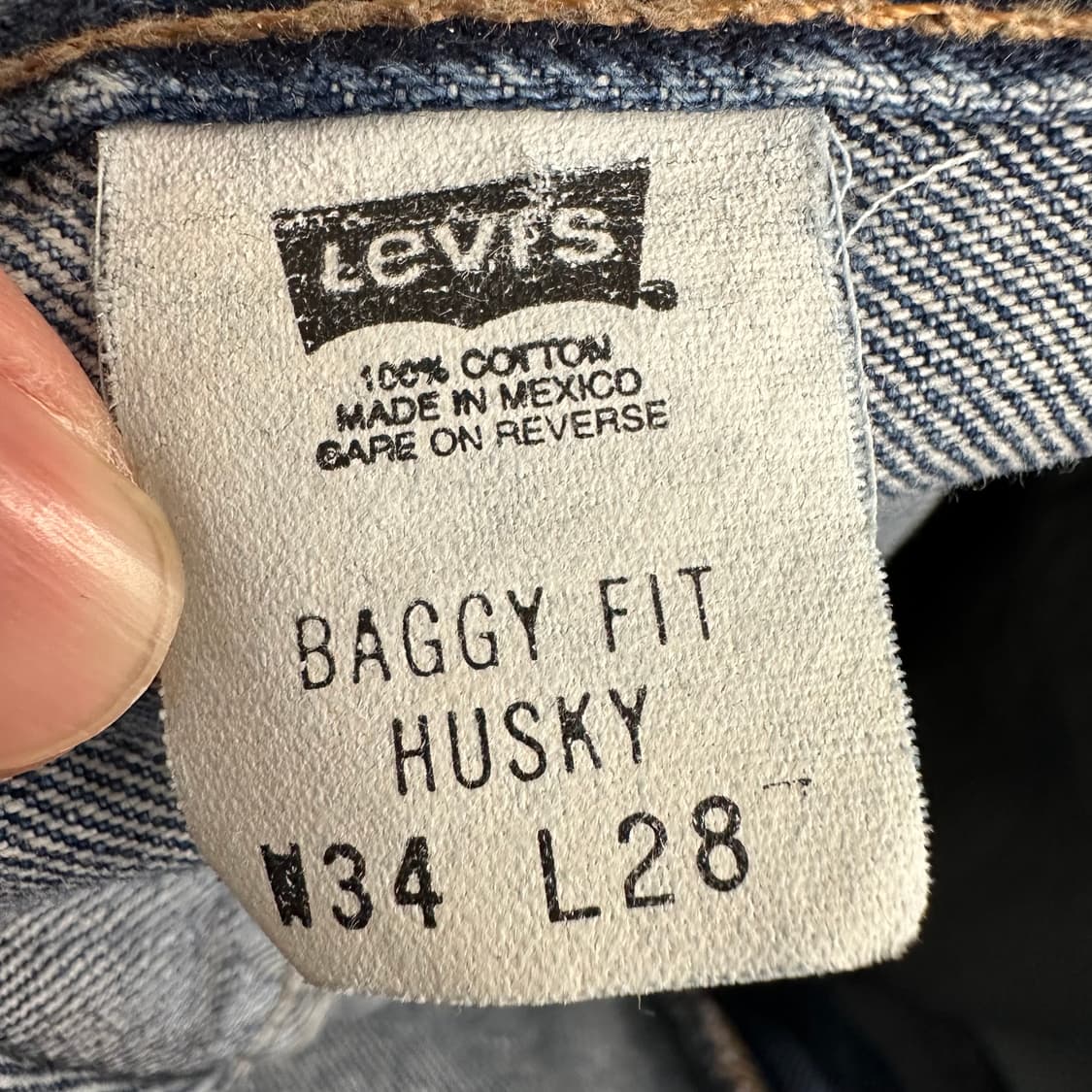 2000‘s 리바이스 실버탭 배기 크롭진 상품이미지6