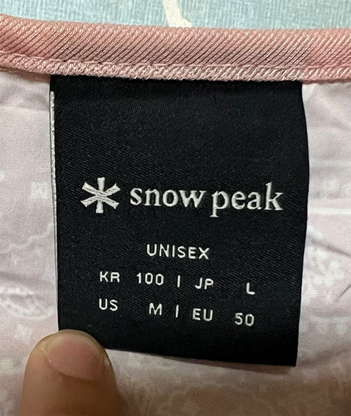 스노우피크 페이즐리 반집업 아노락 춘추 새상품 L 100 상품이미지3