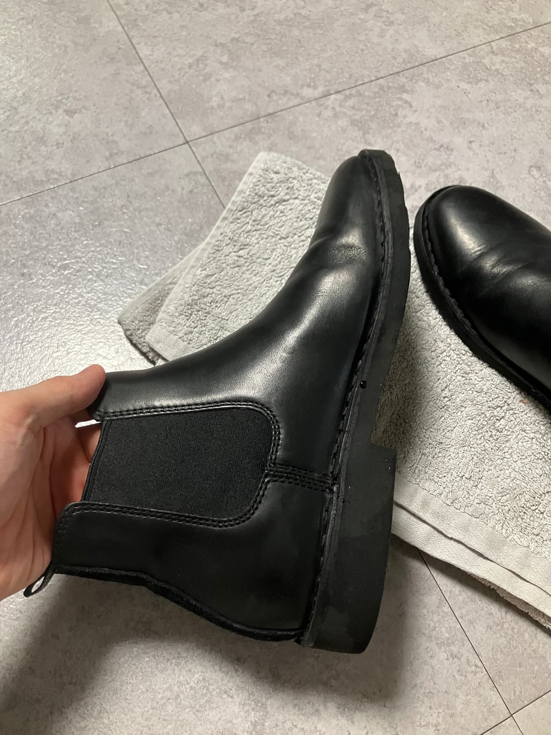 폴로 랄프로렌 첼시 부츠 블랙 255 상품이미지5