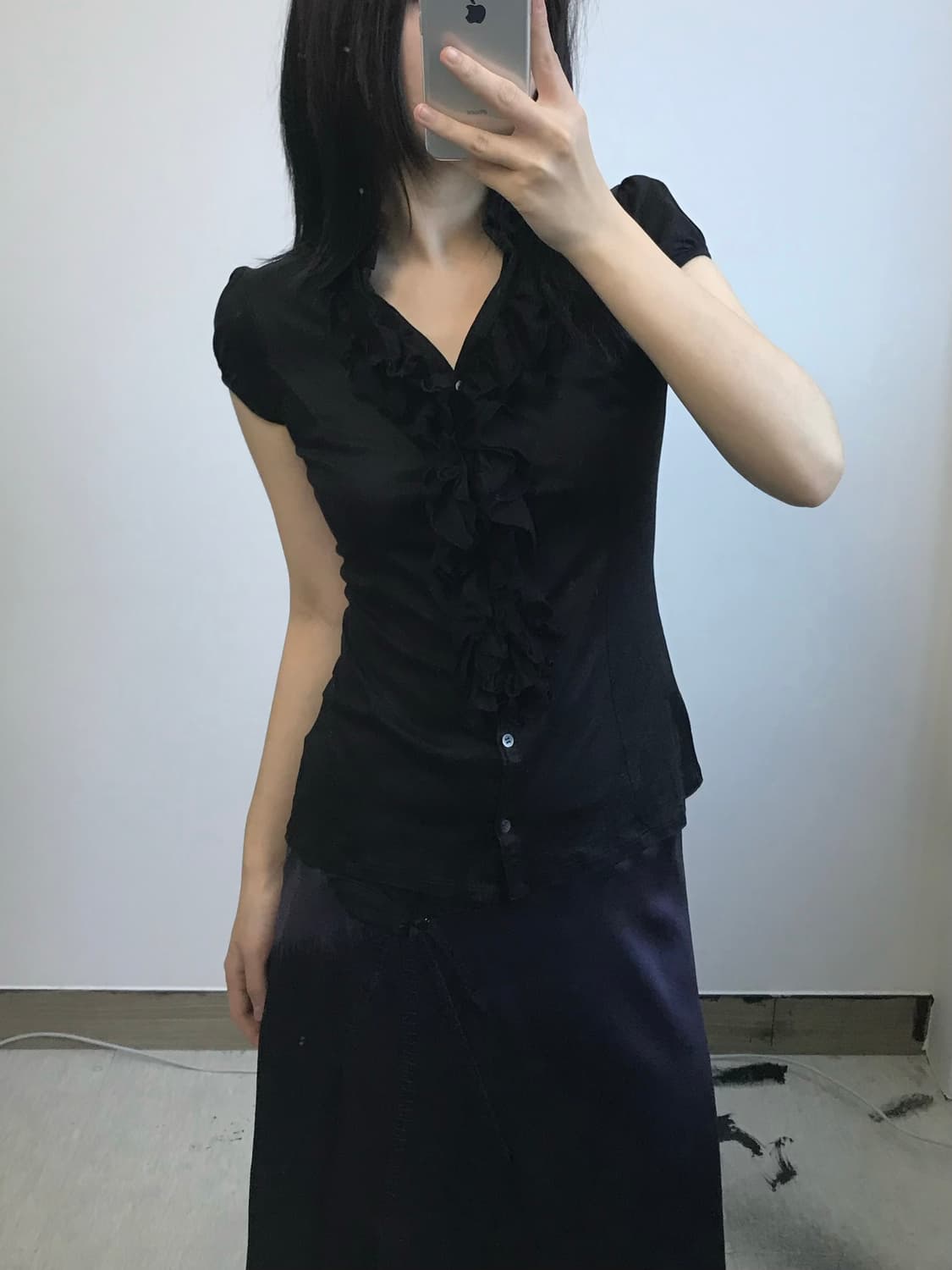 빈티지 프릴 블라우스 상품이미지2