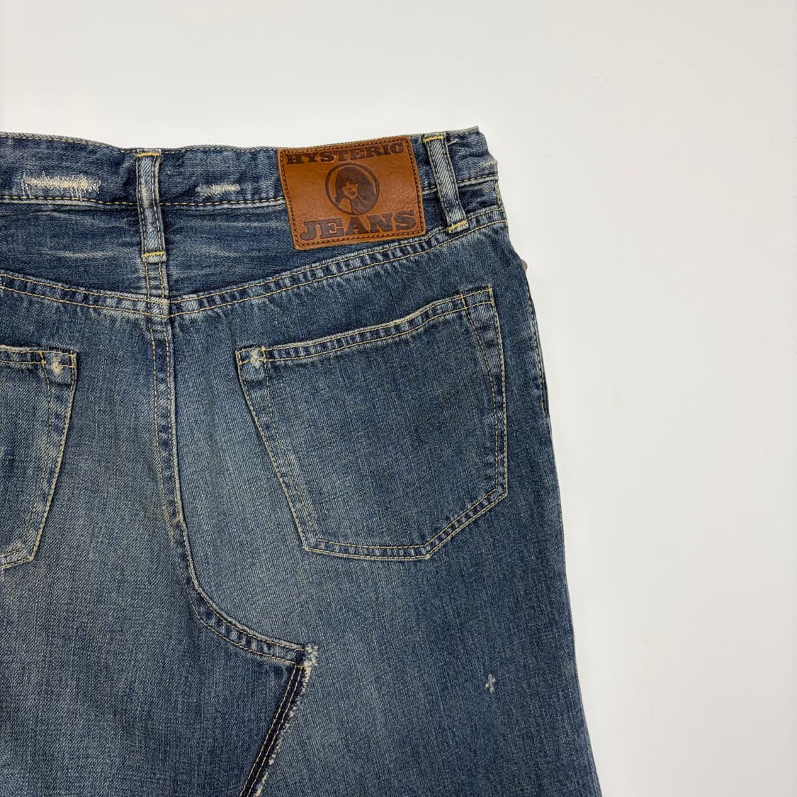 히스테릭글래머 패치워크 데님 스커트 청치마 상품이미지8