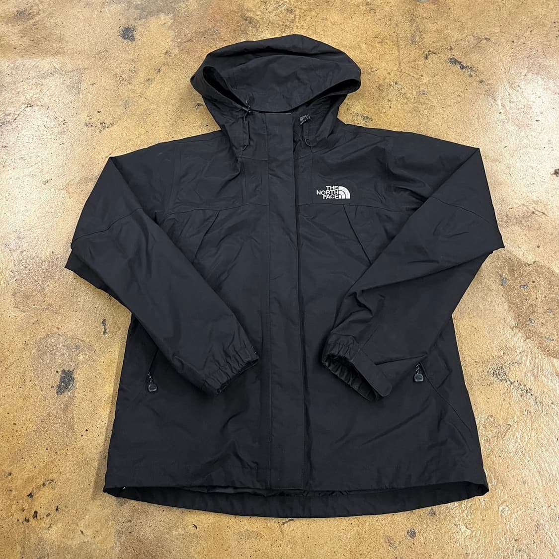 [정품/85] 노스페이스 블랙 바람막이 후드 자켓 b17 상품이미지2