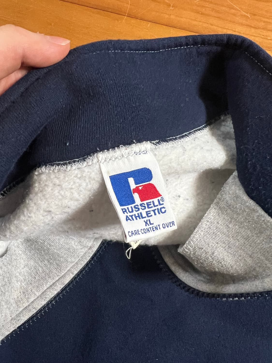 90s russell athletic half zip up 상품이미지5