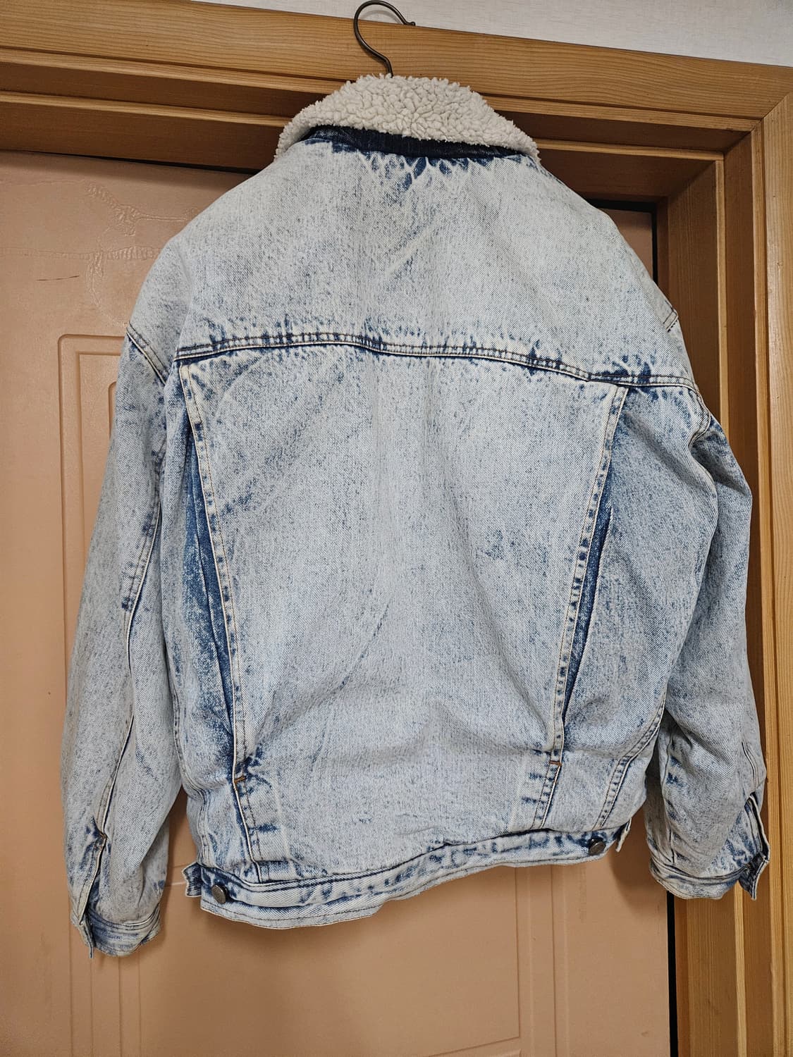 뽀글이 데님 청자켓 상품이미지1