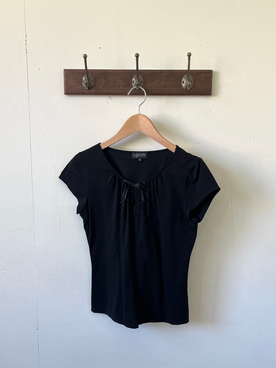 LANVIN 블랙 아트 탑 상품이미지1