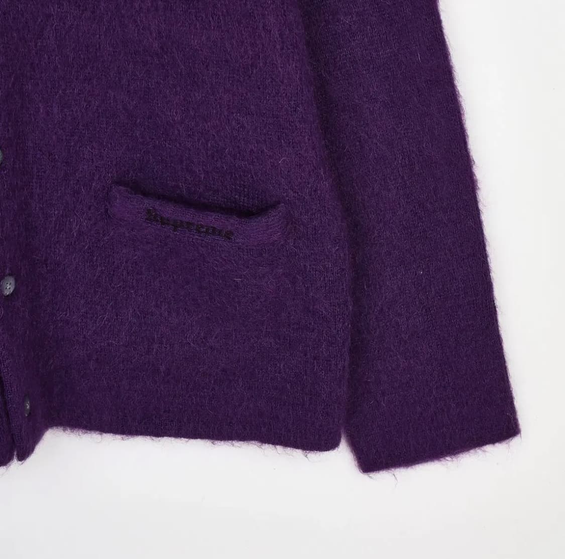 슈프림 20시즌 모헤어 가디건 퍼플 L 상품이미지7