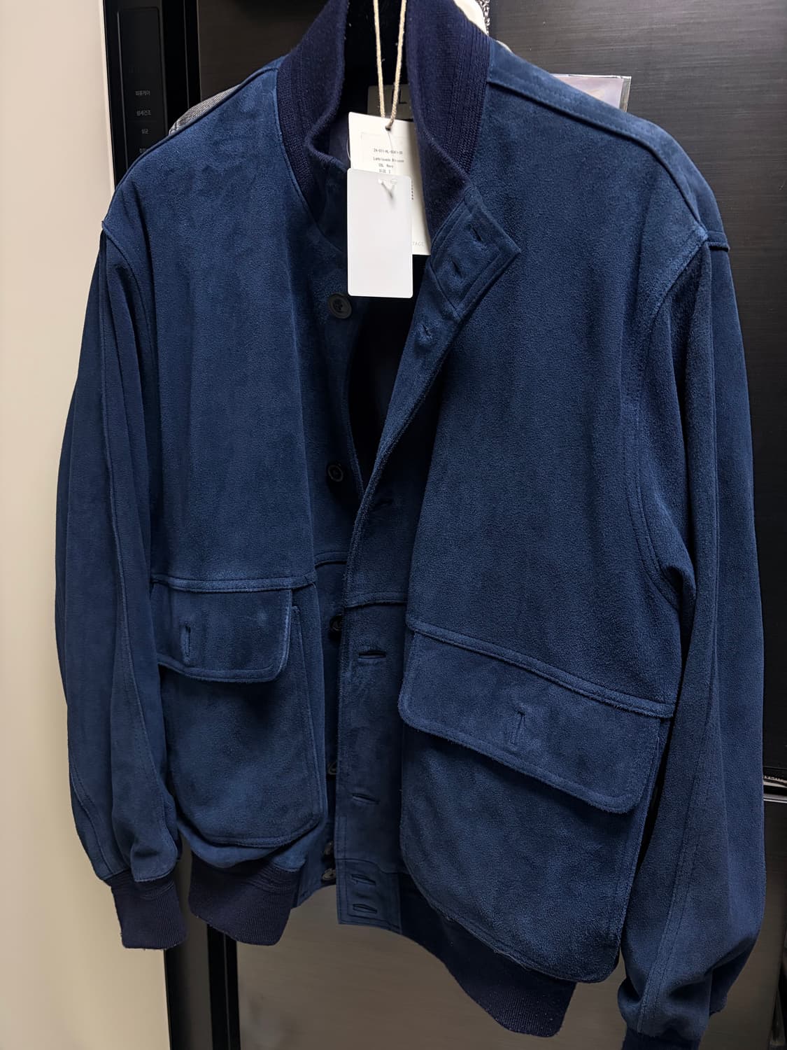 헤릴 스웨이드 블루종 2사이즈 상품이미지1