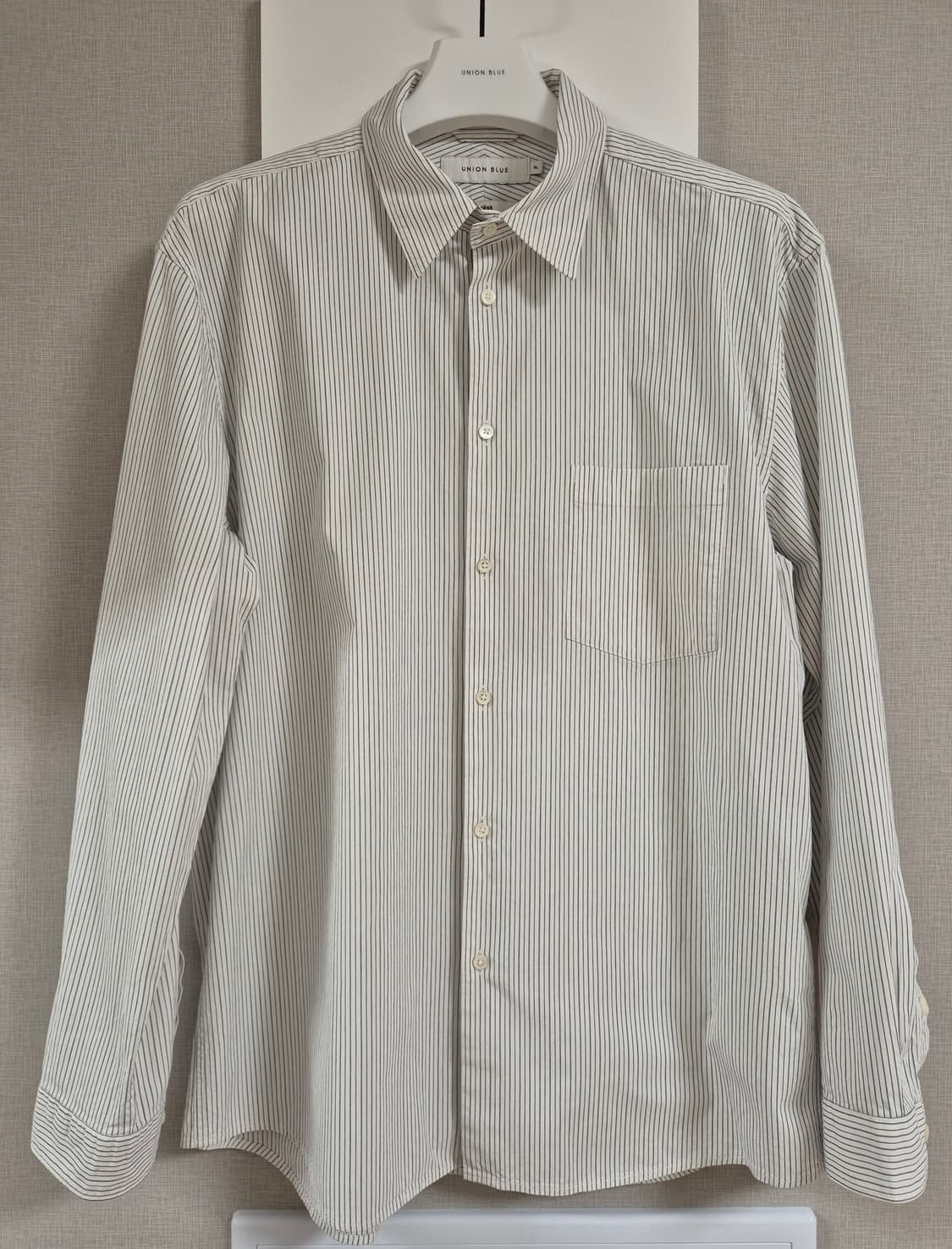 유니온블루 / [데스크] 오피스 스트라이프 셔츠 / XL 상품이미지3
