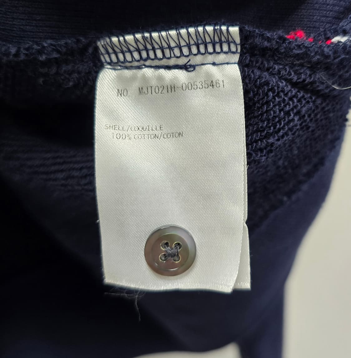 톰브라운 사선 완장 맨투맨 2사이즈 95 100 판매 상품이미지5