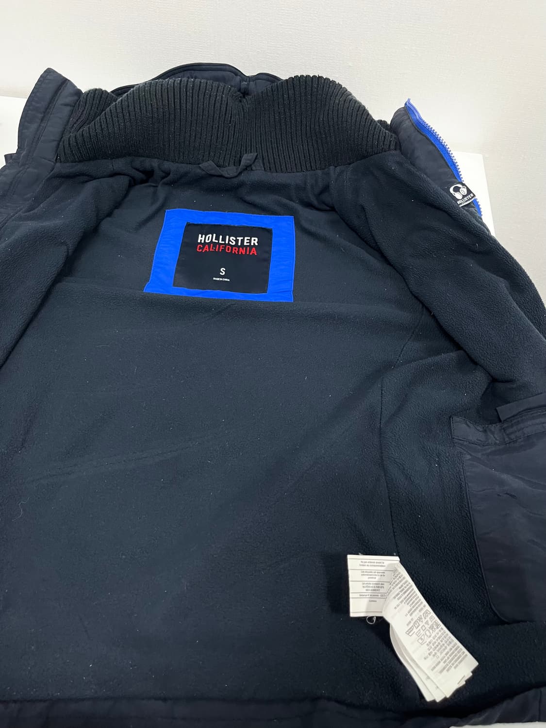 [s] 홀리스터 기모 바람막이 점퍼 상품이미지4