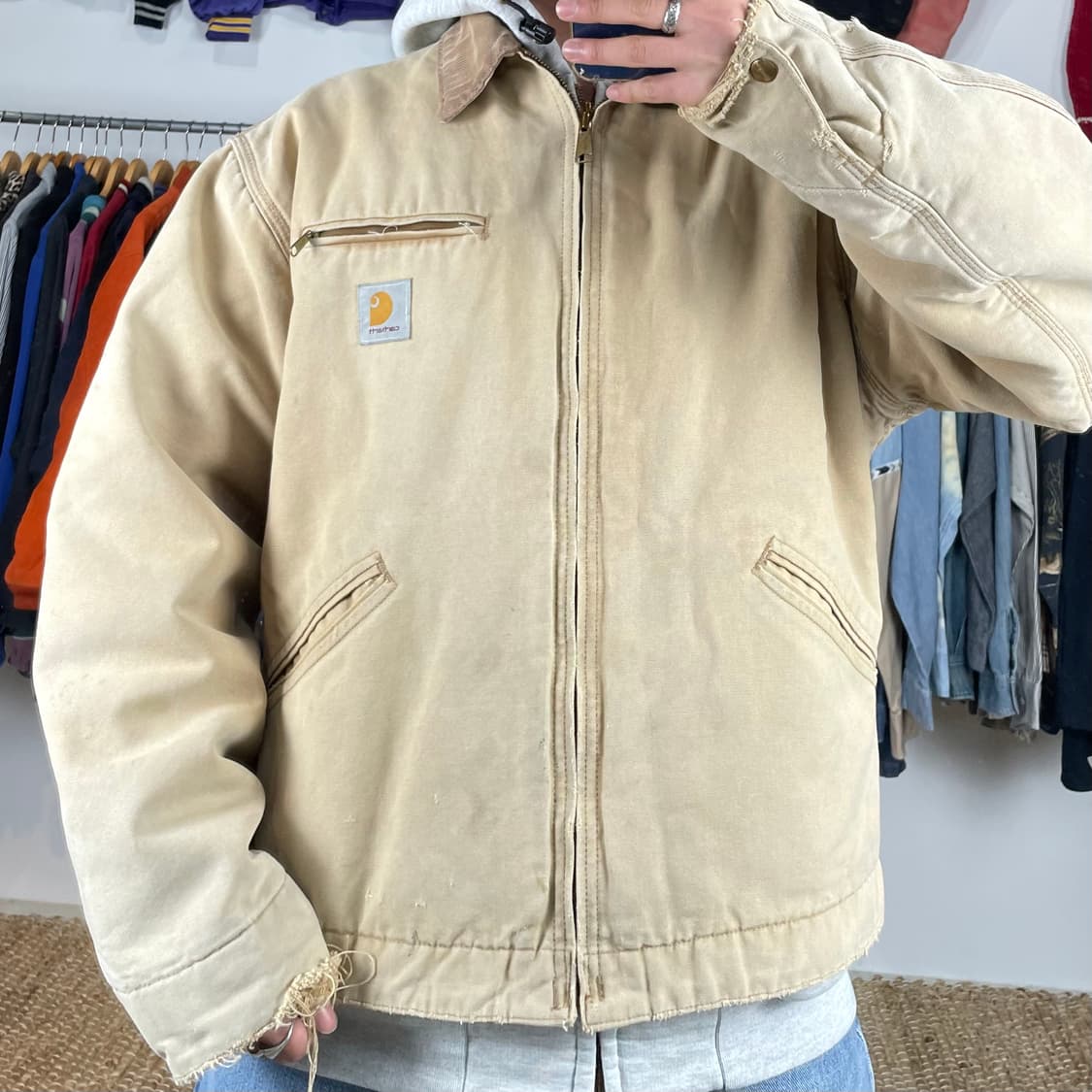 1990s Carhartt 칼하트 디트로이트 자켓 상품이미지2