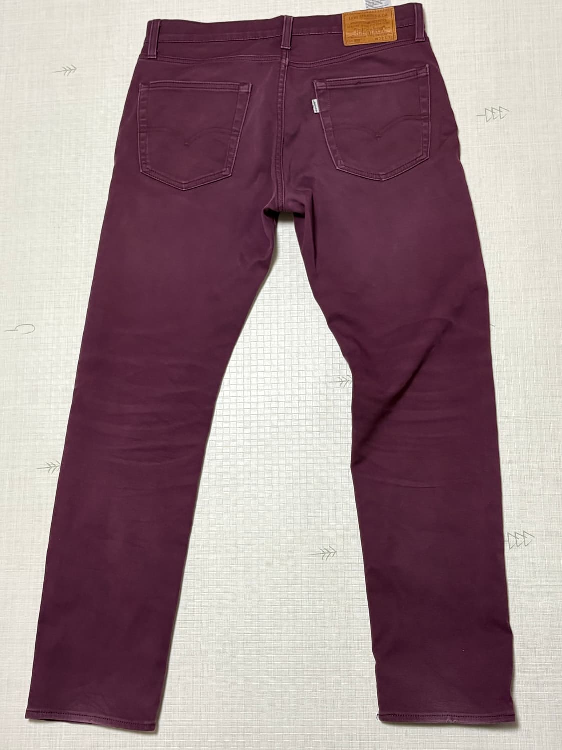 Levi’s 502 버건디 32x32 상품이미지3