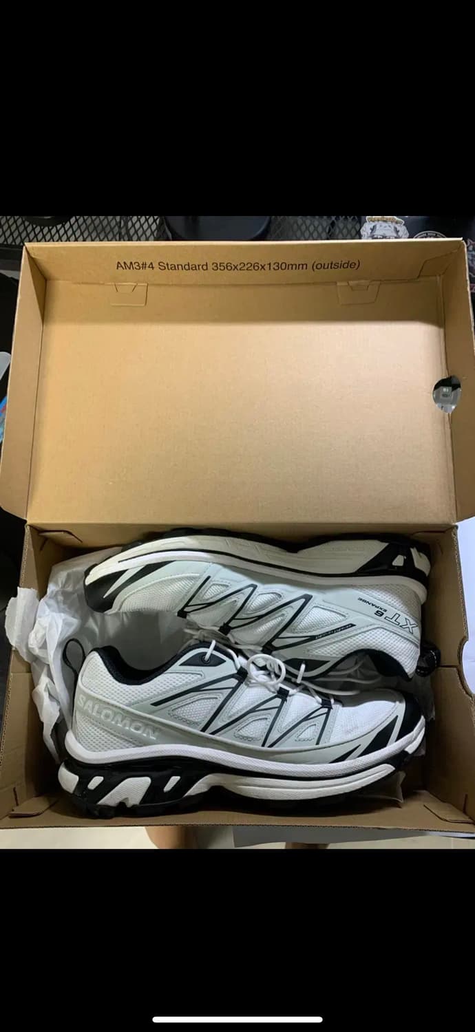 (290) 살로몬 xt6 익스팬스 화이트 메탈 블랙 상품이미지1