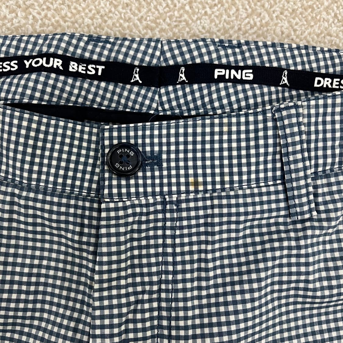 80-94 핑 골프 체크 바지 0213M 상품이미지2