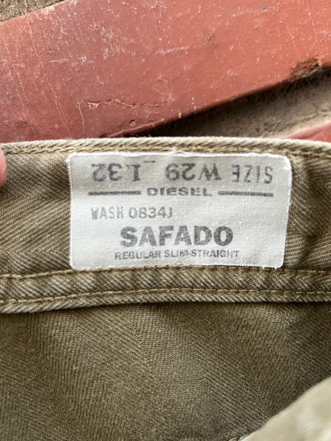 디젤 코튼 스트레이트 팬츠 상품이미지7