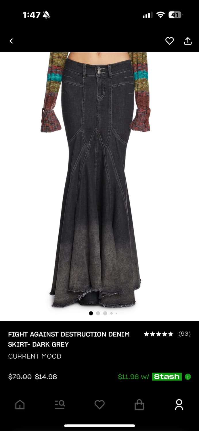 Dolla Kill 머메이드 스커트 상품이미지1