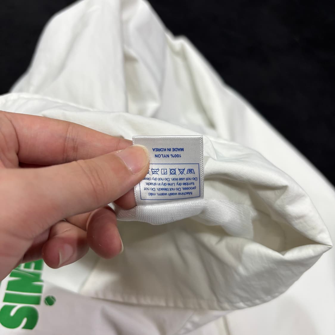 L 테니스보이클럽 화이트 나일론 코치자켓 상품이미지6