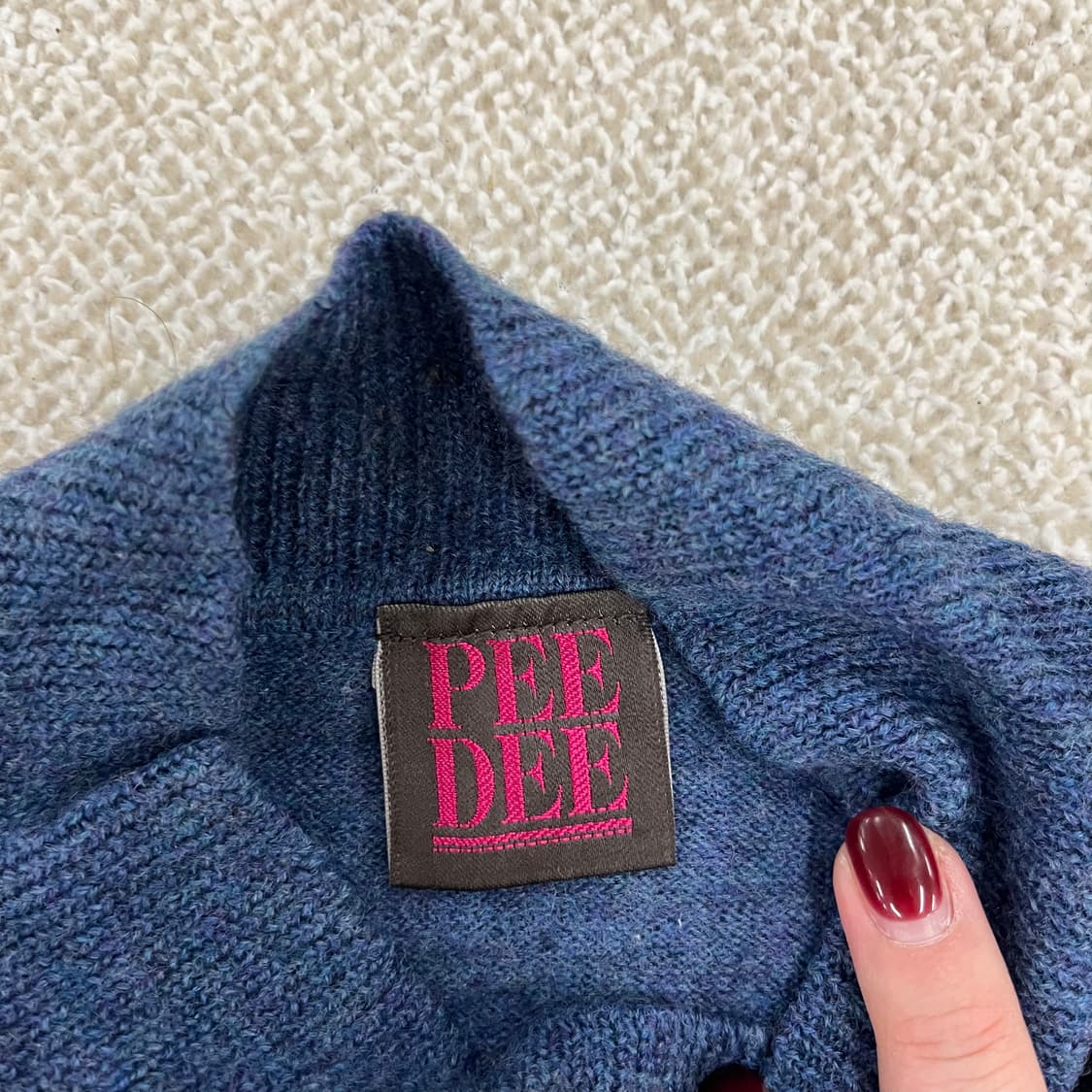 [실측확인] 빈티지 울 터틀넥 니트 스웨터 0114M1 상품이미지2