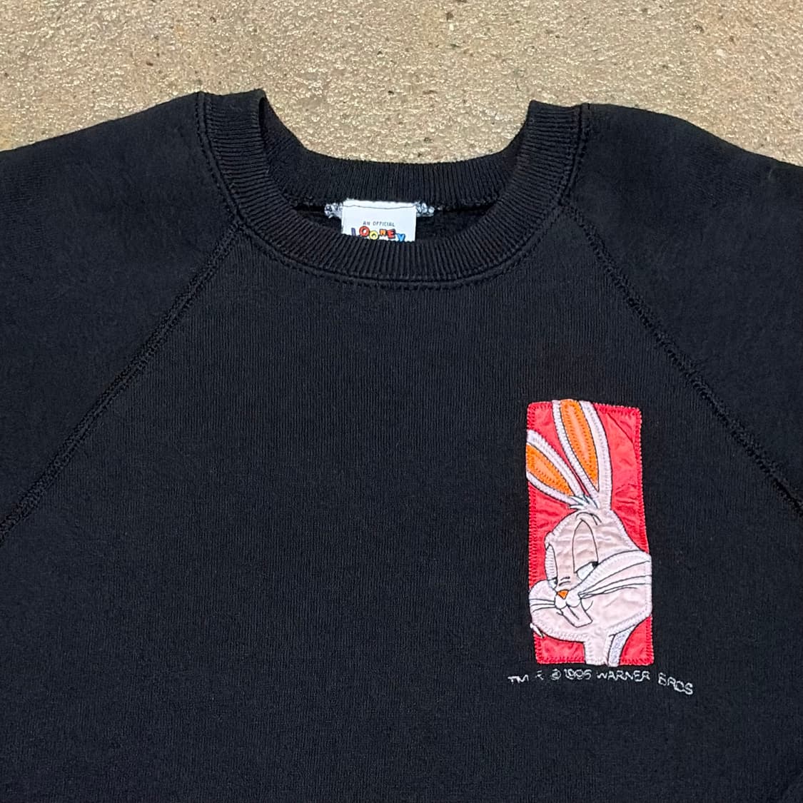 90s Made in USA 미국 빈티지 루니툰즈 벅스버니 정품 맨투맨 상품이미지4