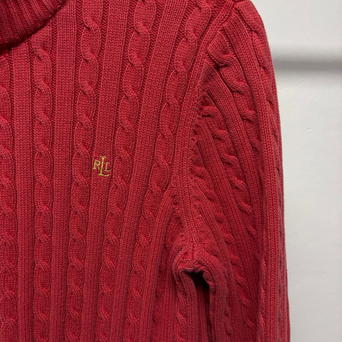폴로 랄프로렌 케이블 니트집업 상품이미지4