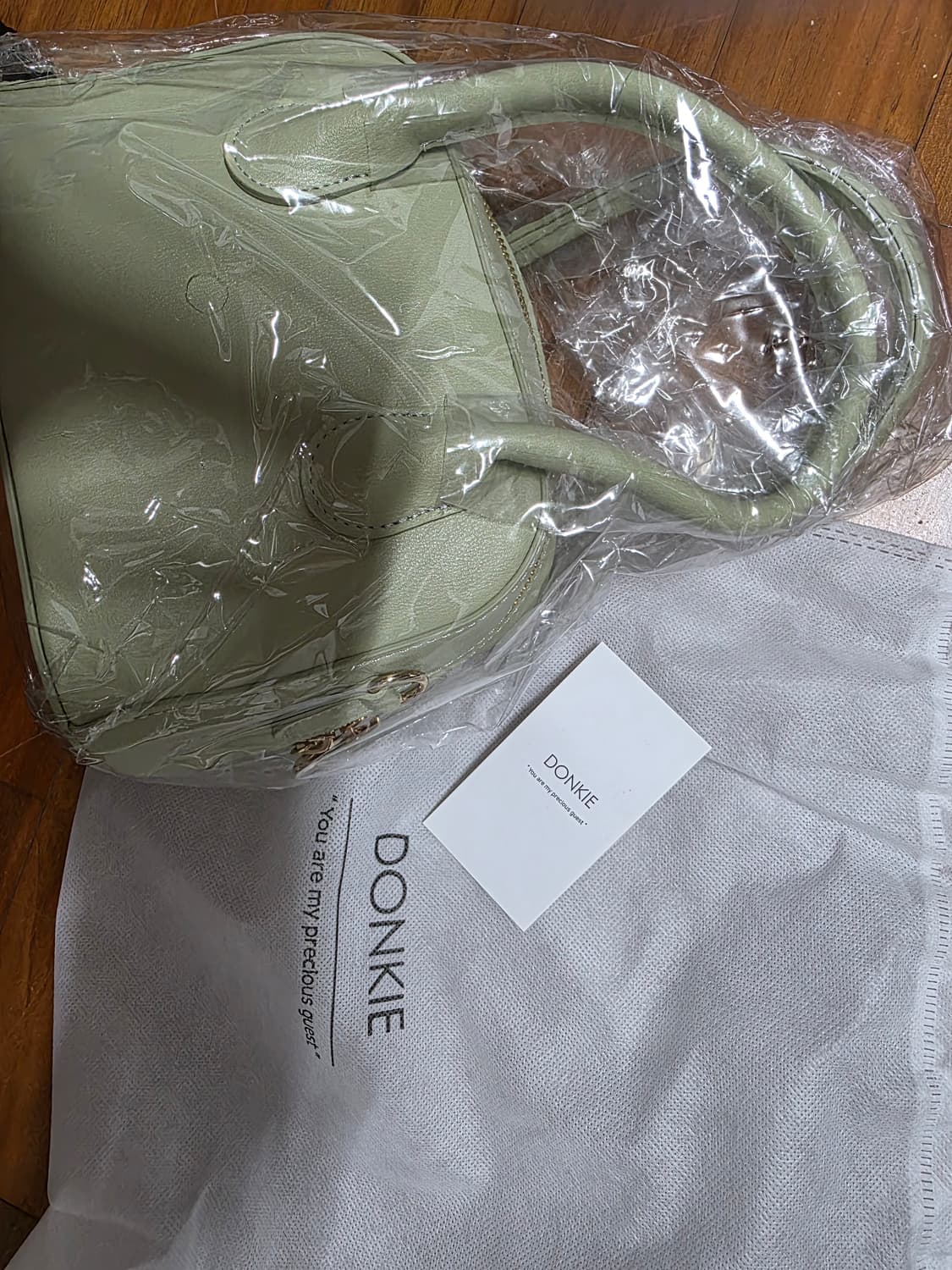 돈키 래빗백 미니 핸드 크로스백 민트 상품이미지7