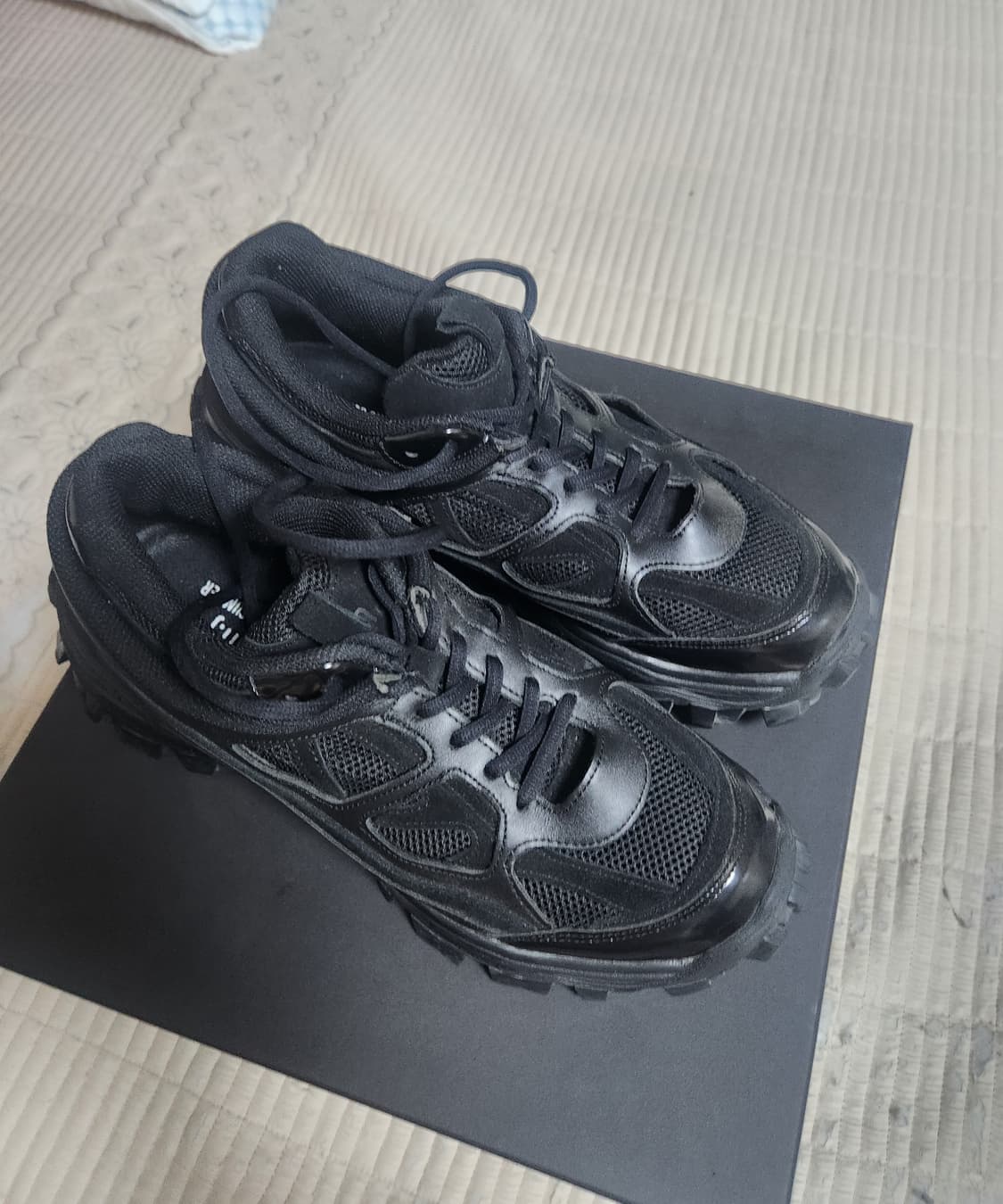 준지 스니커즈 블랙 270 상품이미지2