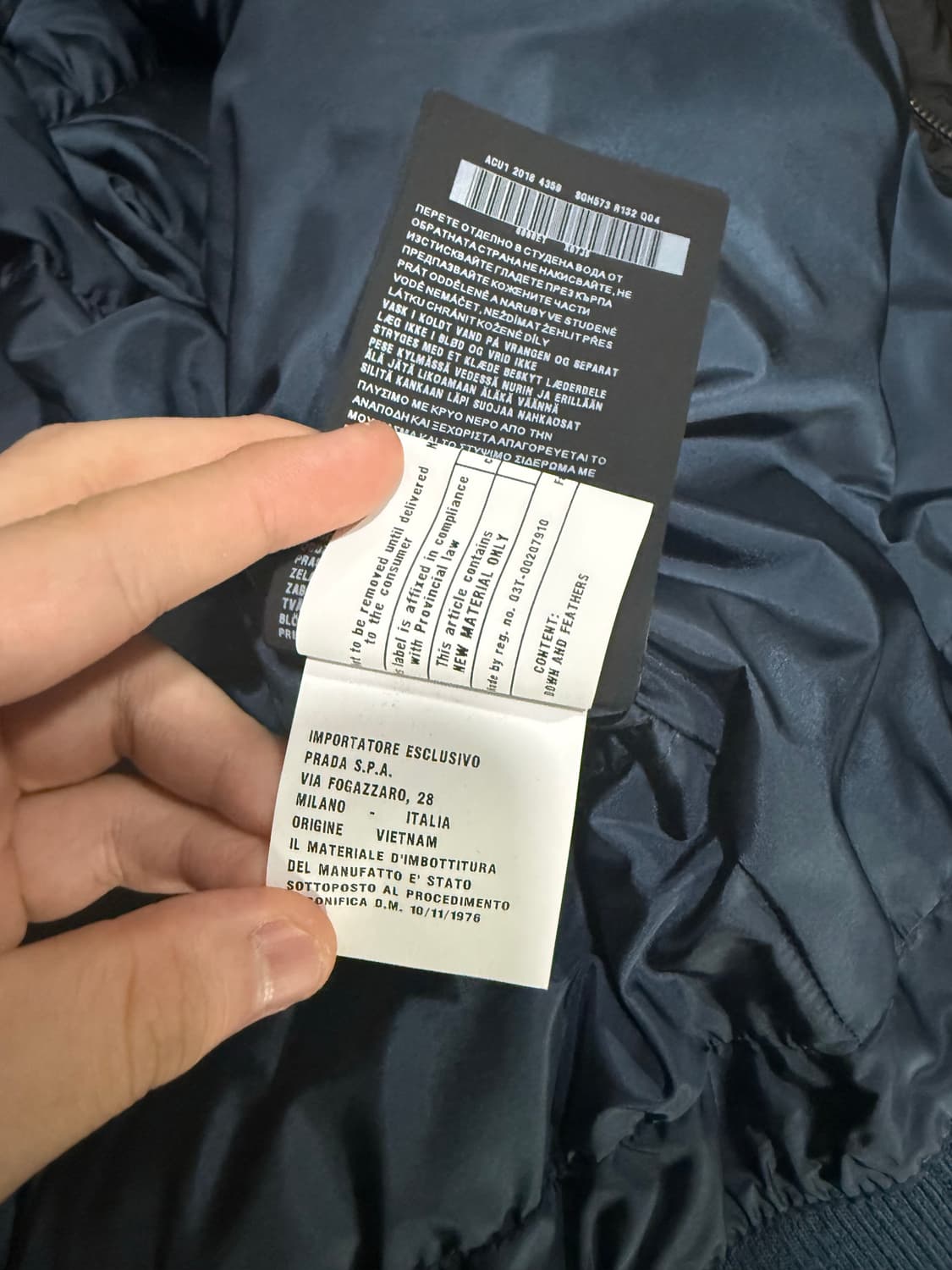 [당일출고,52사이즈] 프라다 구스 패딩 SGH573 상품이미지8