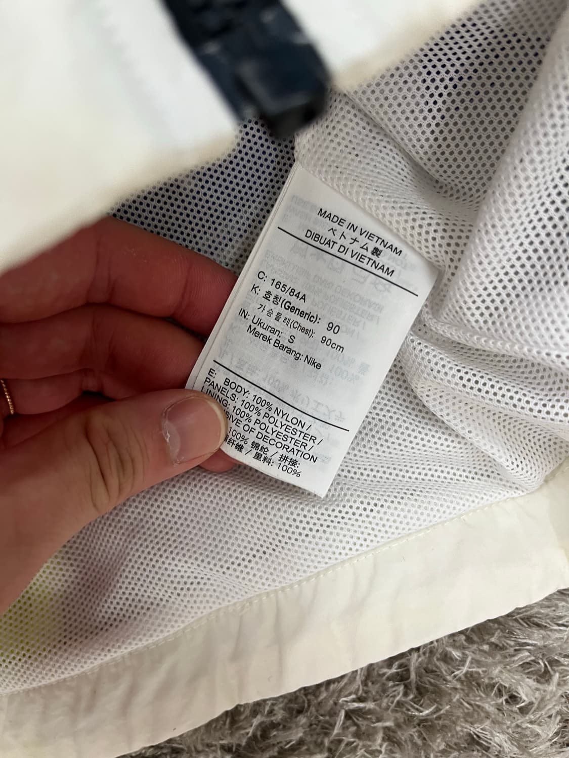 정품 나이키 바람막이 s(100) 상품이미지4