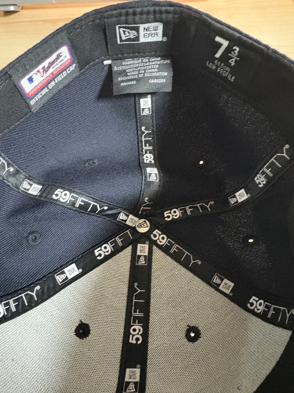 [NEWERA] MLB 뉴욕양키즈 사이즈 캡 네이비 61.5cm(3/4) 상품이미지4