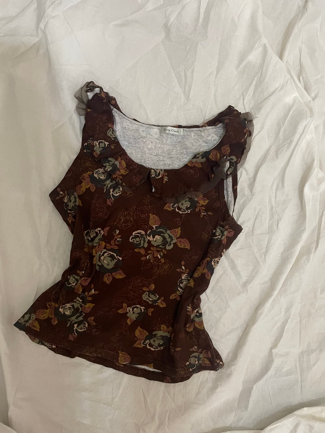 보헤미안 플라워 슬리브리스  상품이미지1