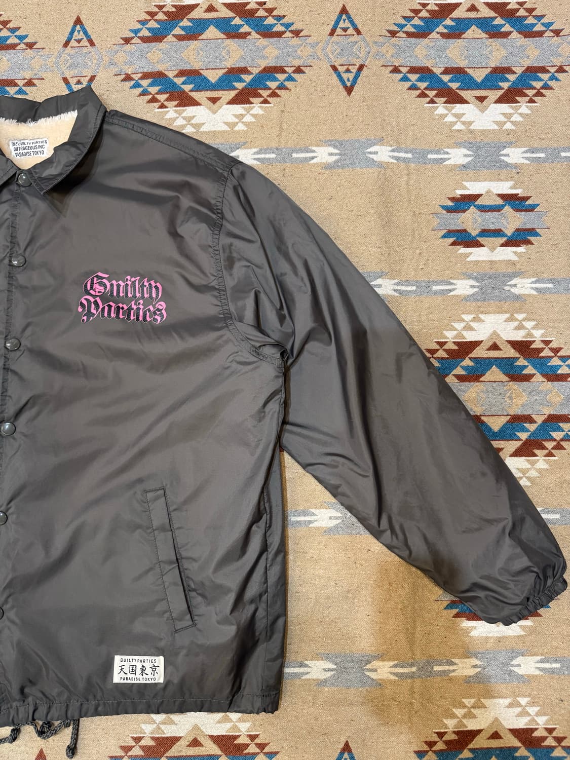 [L] 와코마리아 보아 코치자켓 타입원 그레이  상품이미지3