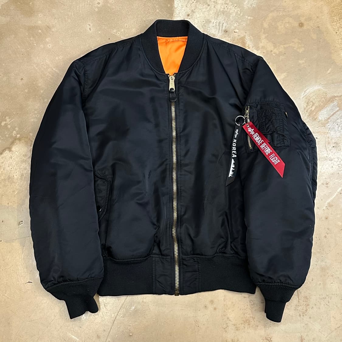 XL 알파인더스트리 리버시블 ma-1 항공자켓  상품이미지2