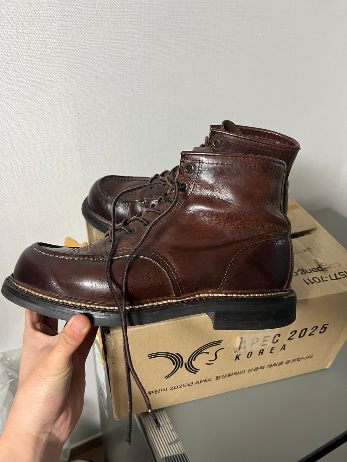 택포18) 레드윙 목토 1907 카퍼 러프앤 터프 8D 260 비브람솔 상품이미지1