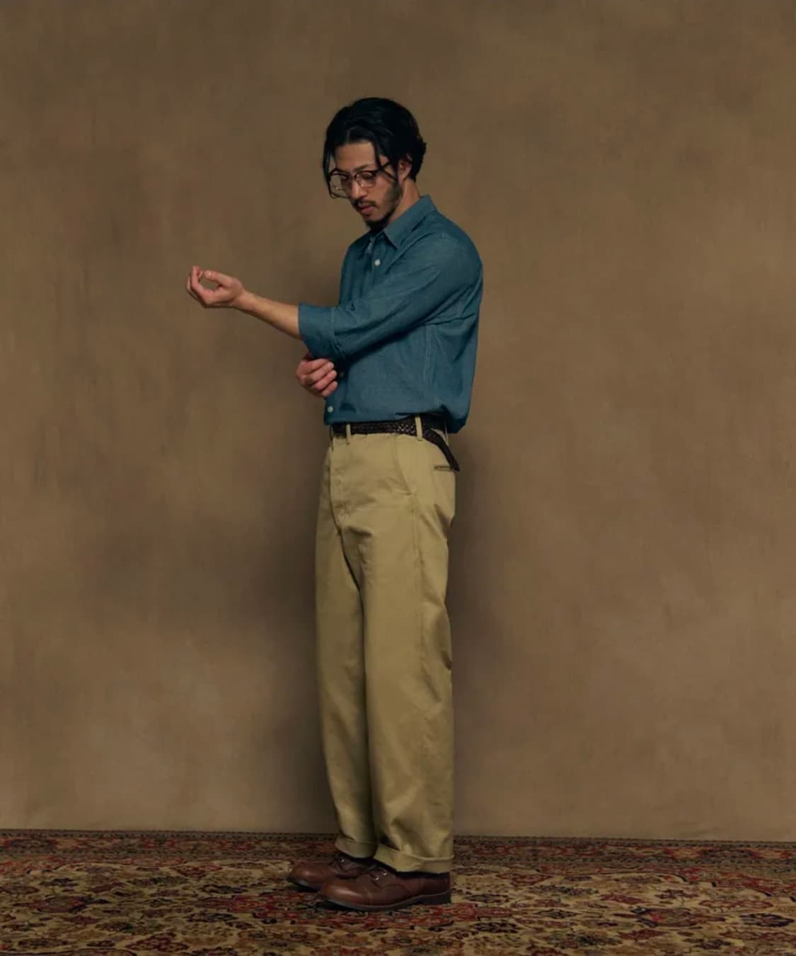 브론슨 1942 US Army Chino Trousers Khaki 상품이미지2