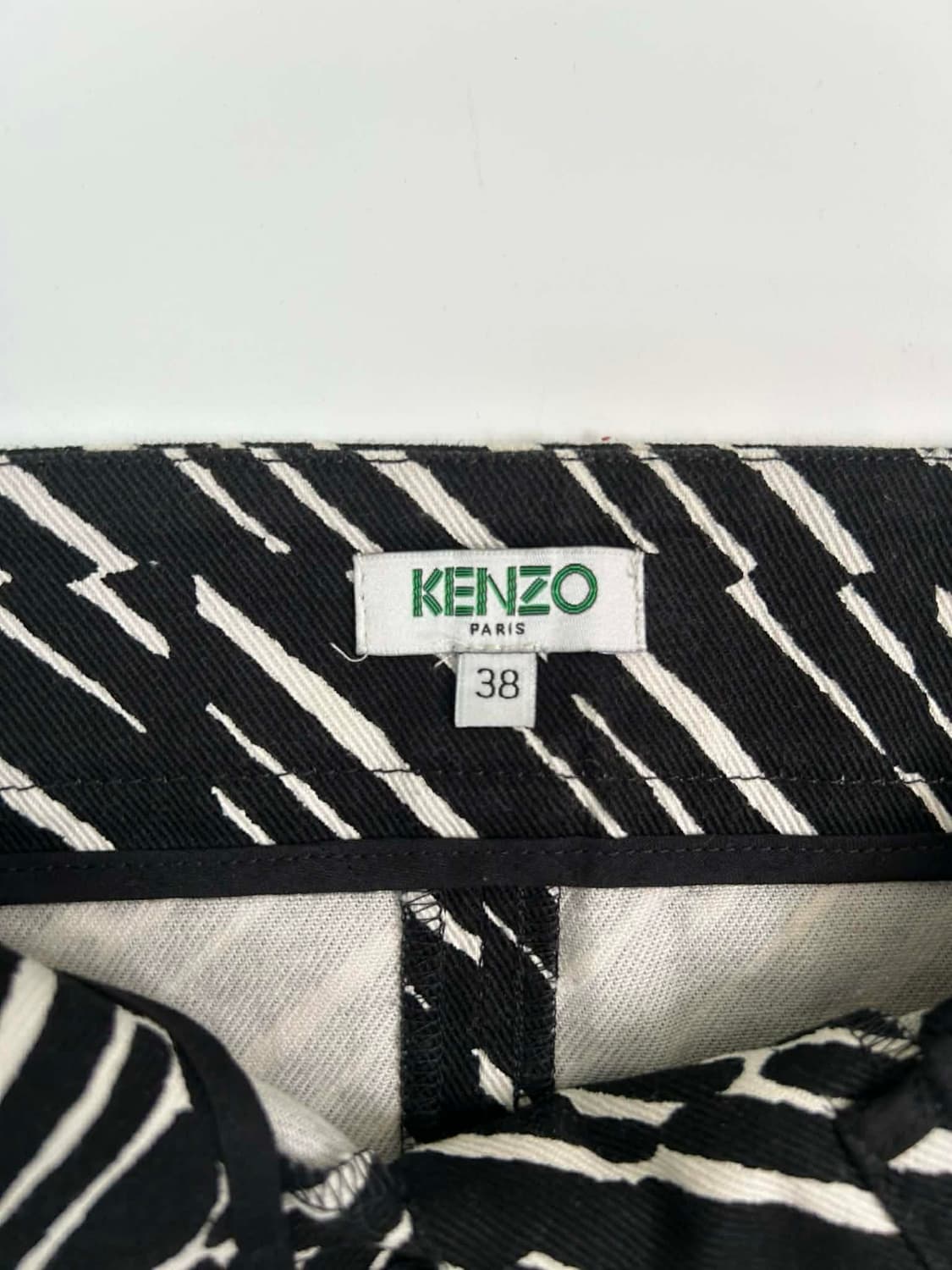 [38] 겐조 아브스트랙트 패턴 매장판 정품 미니 스커트 상품이미지4