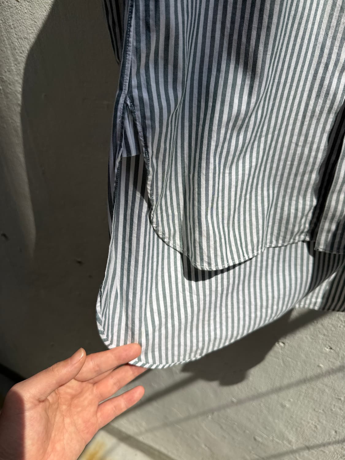 kics document 롱테일셔츠 상품이미지5