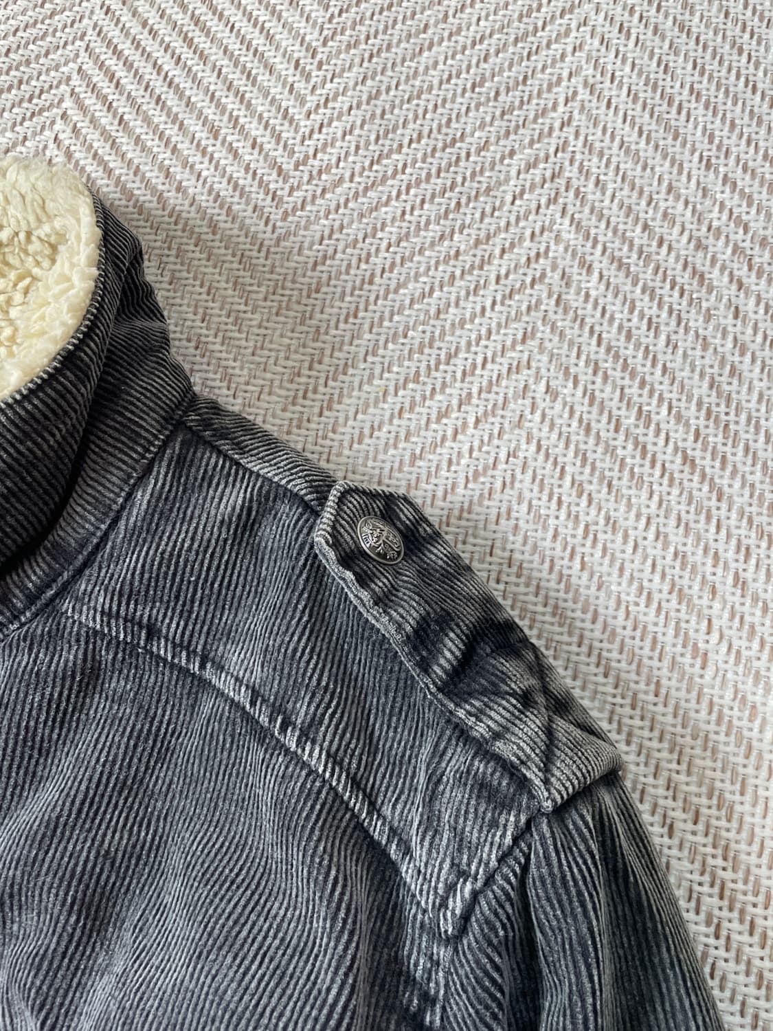 빈티지 코듀로이 보아안감 밀리터리 필드 자켓 J03239 상품이미지6