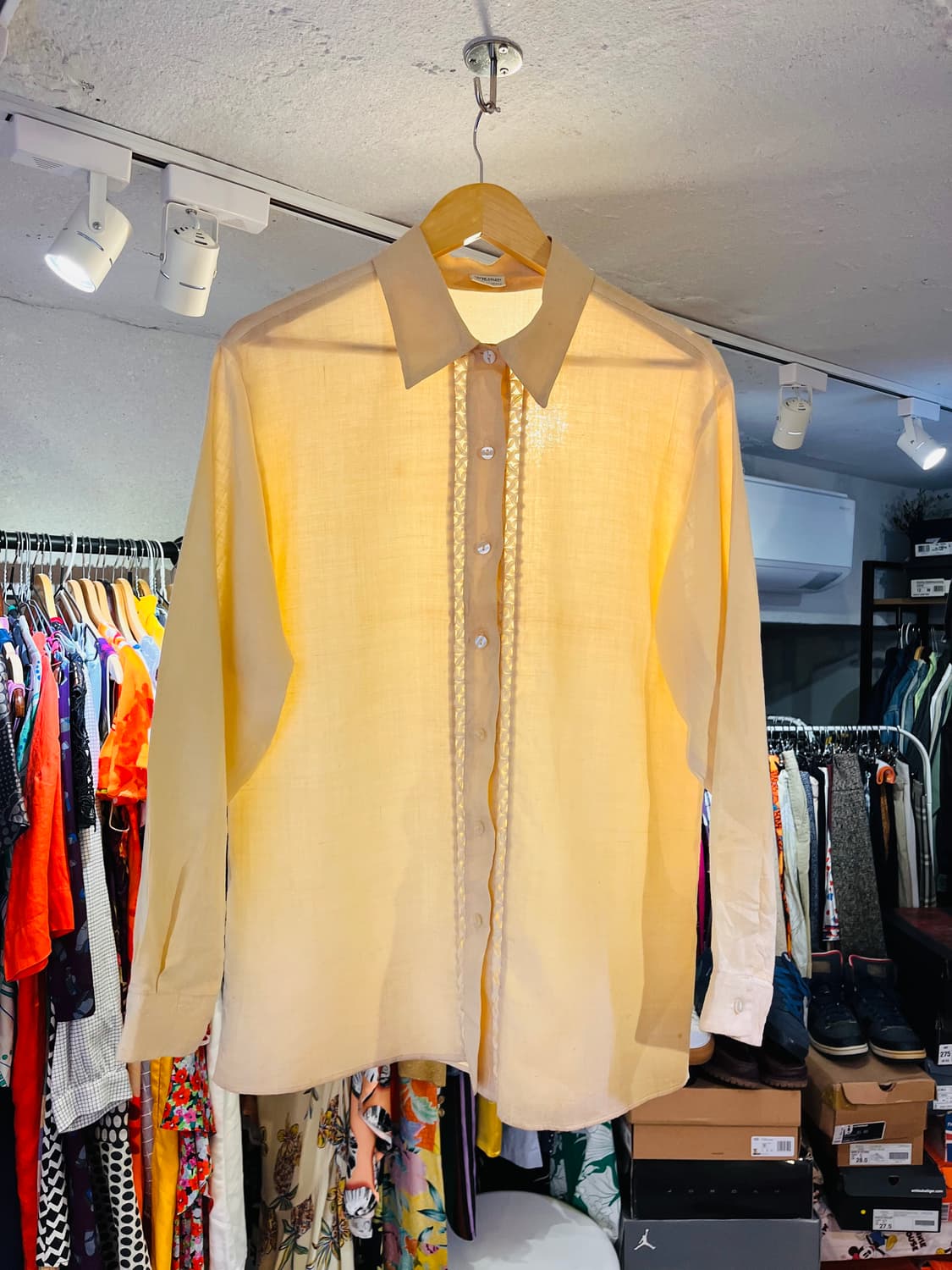 베네통 린넨 레이스 셔츠 (이탈리아제) 상품이미지2