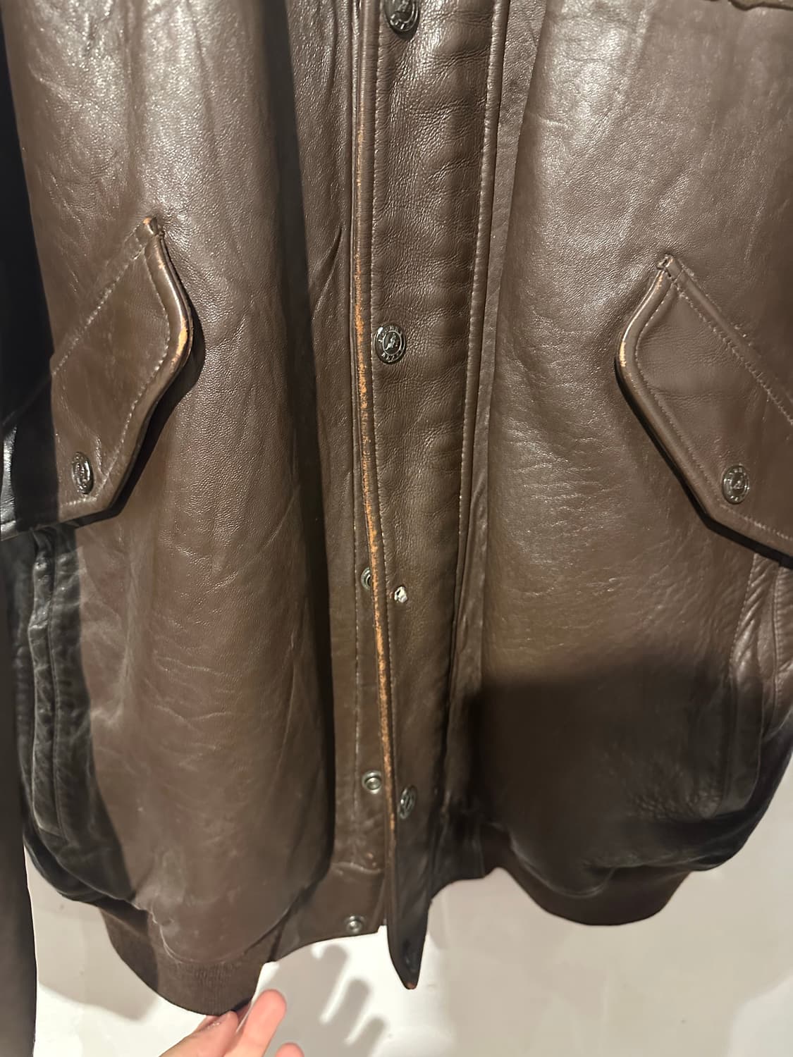 빈티지 00s 조니 블레이즈 힙합 가죽 자켓  상품이미지8