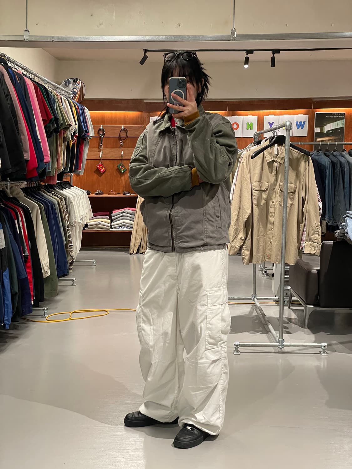 빈티지 리메이크 워크 자켓   상품이미지4