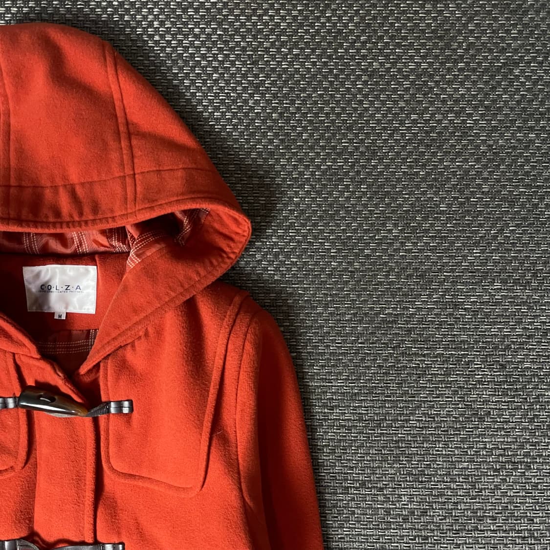 COLZA 오렌지 떡볶이 더플 코트 M 상품이미지3